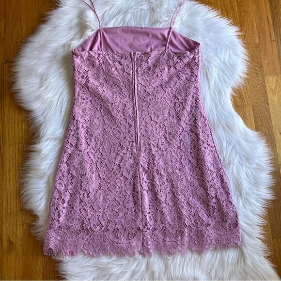 New Francesca’s Mi Ami Lavender Dress Size Large - Picture 3 of 8